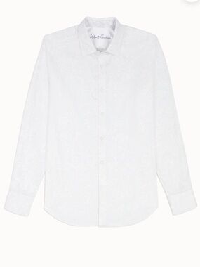 Robert Graham Hudson Long Sleeve Button Down Shirt White Men’s 3XL
